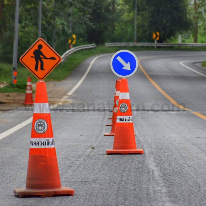 PD ป้ายยอดกรวยยาง2