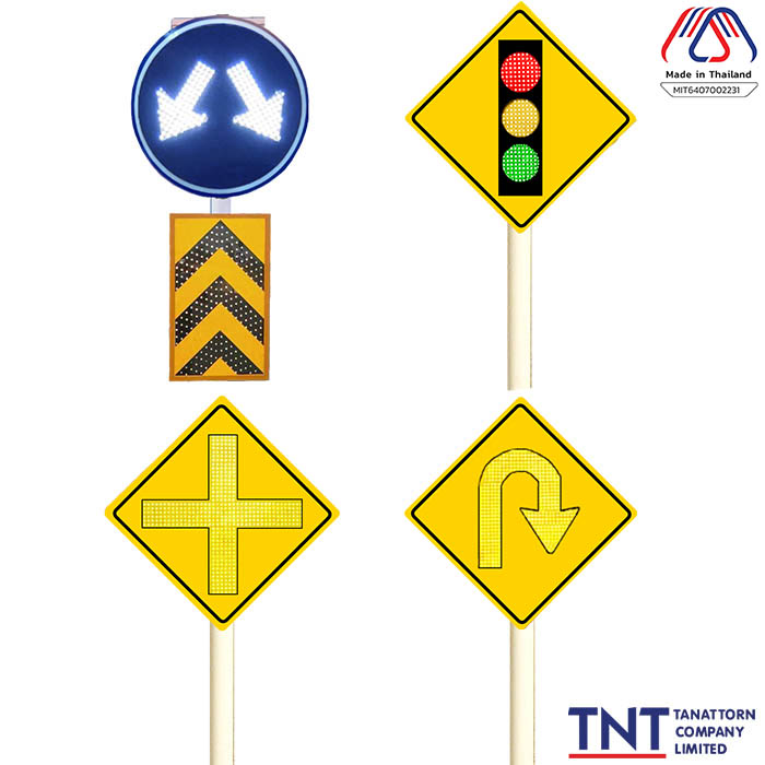 soalr flashing sign board