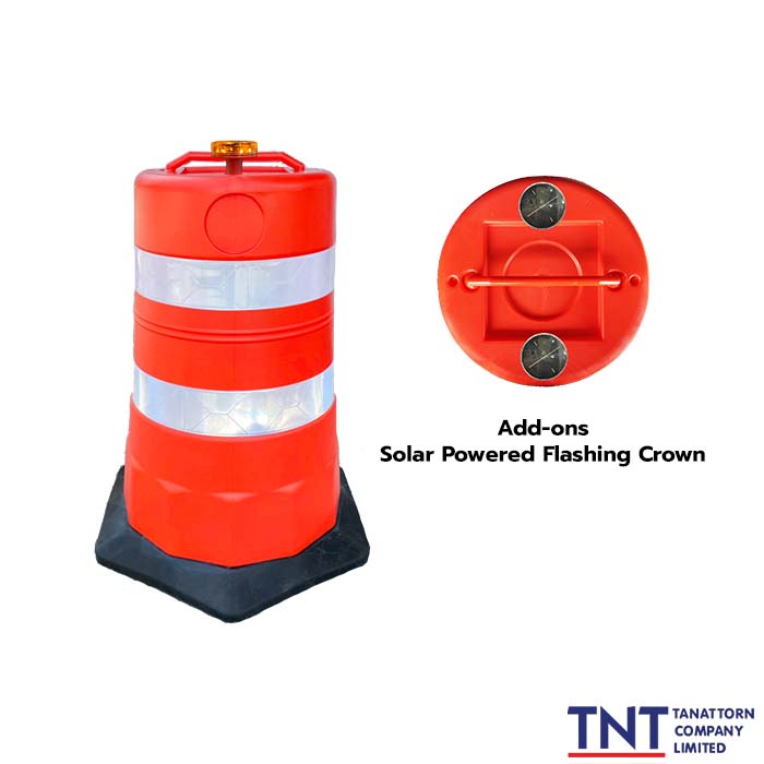 barrier tank - solar powered flashing