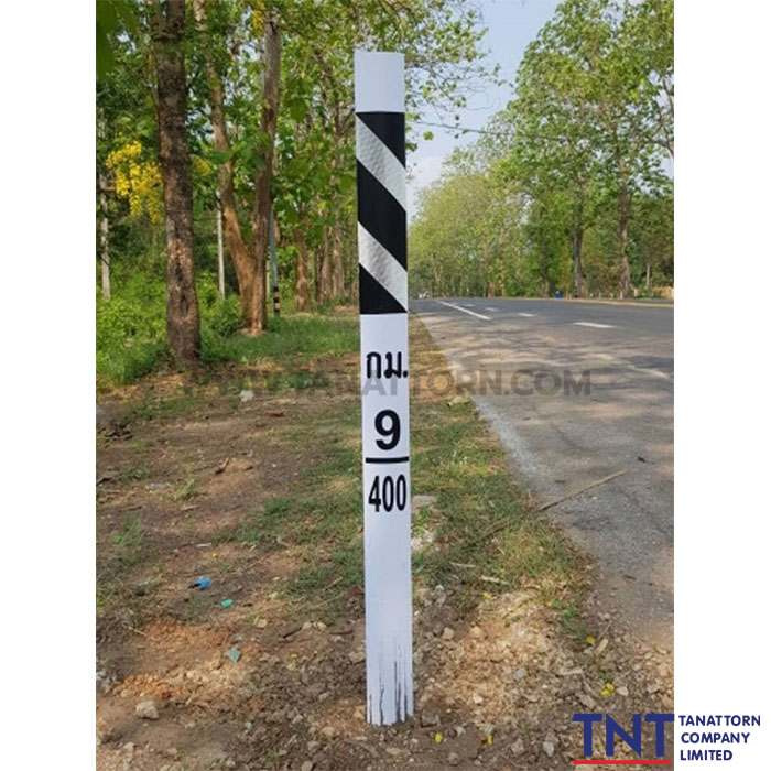 PD หลักบอกระยะ 12 cm