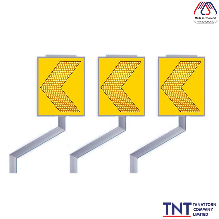 ป้ายเตือนทางโค้ง